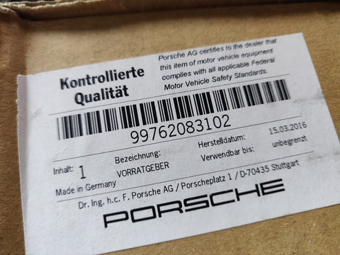 Porsche 997 - Brandstofmeter