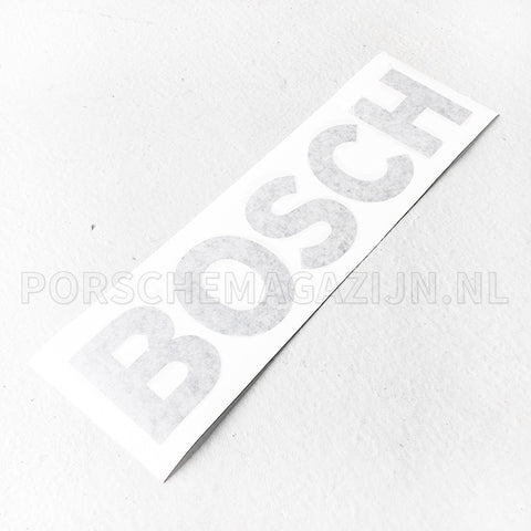 Bosch sticker voor Porsche
