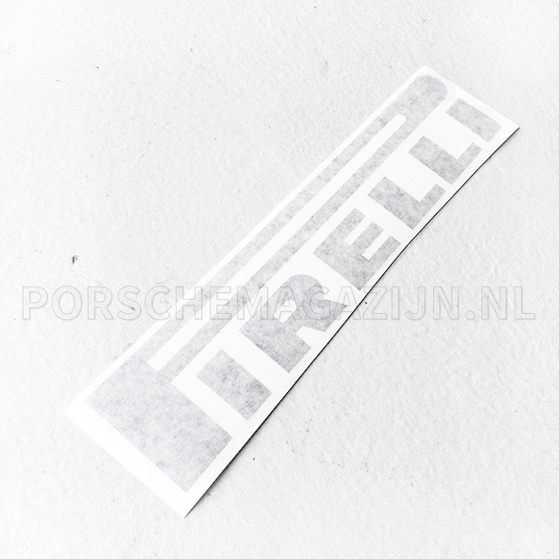 Pirelli sticker snijletters voor Porsche