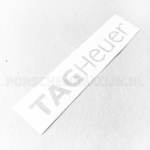 Tag Heuer logo benaming sticker decal voor Porsche