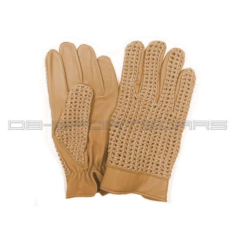 Vintage Classic Driving Gloves - Leren handschoenen - Beige