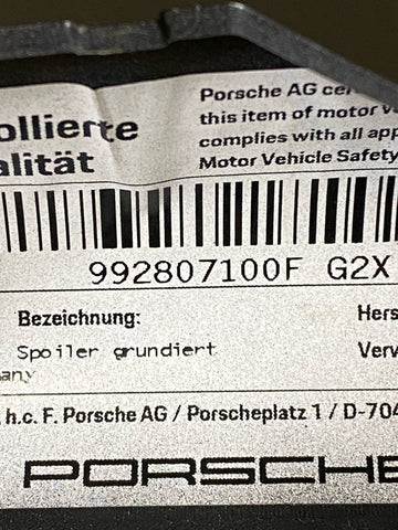 Porsche 992- onderlip voorbumper (sportdesign)