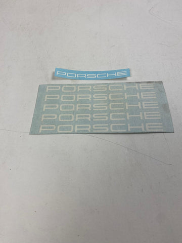 Porsche stickers - remklauwen groot / klein