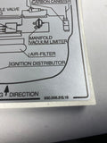 Porsche 911 - vacuum motor sticker