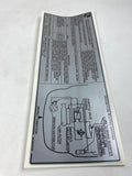 Porsche 911 - vacuum motor sticker