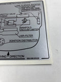 Porsche 911 - vacuum motor sticker