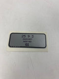 Porsche 964 - color sticker