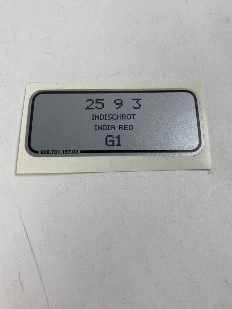 Porsche 964 - color sticker