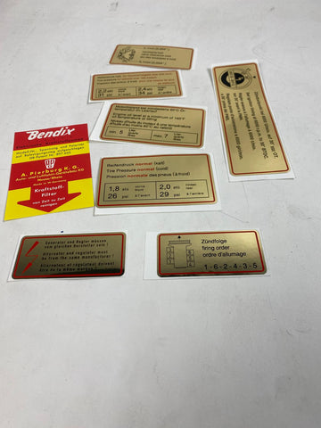 Porsche 911 - red border for early 911 (set)