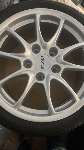 Porsche 996 GT3 / GT3RS - 18"sportvelgen (zilver)