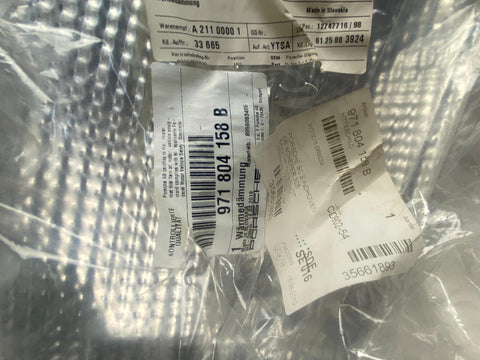 Porsche panamera - hitteschild plaat