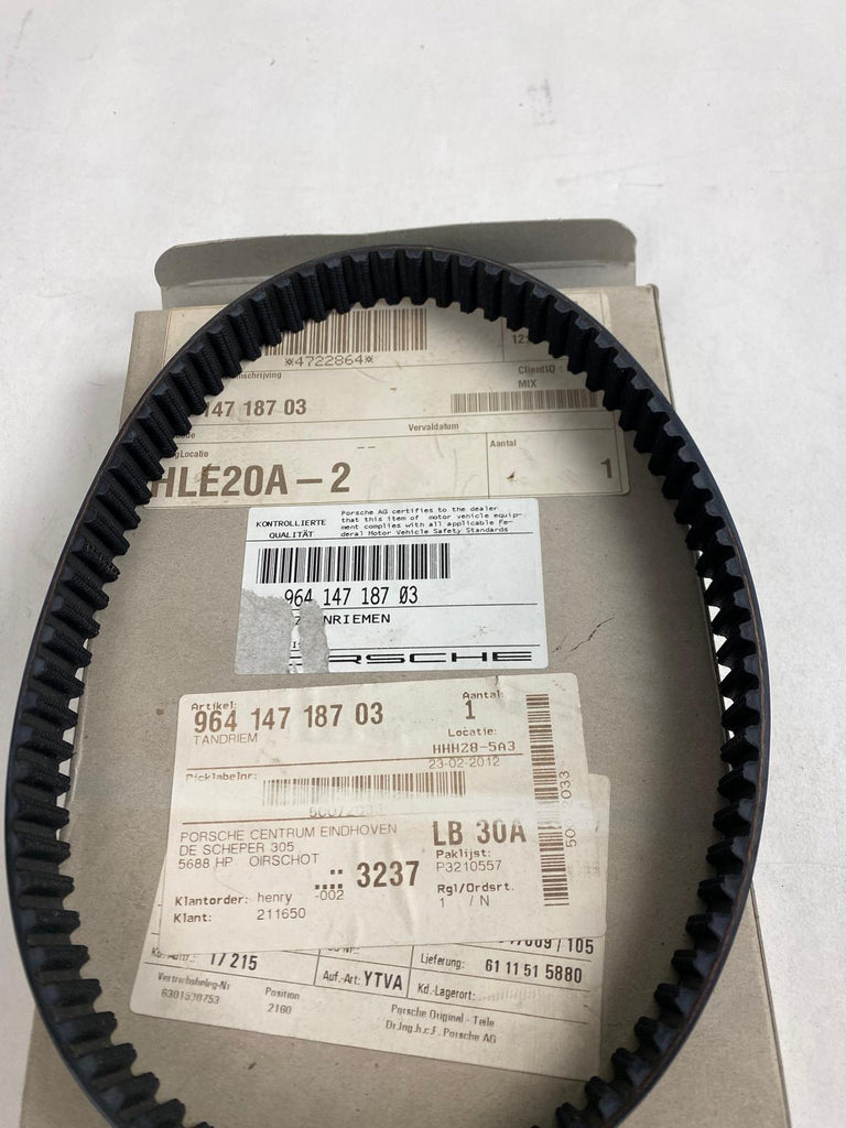 Porsche 964 / 993 - tandriem st.bekrachtiging