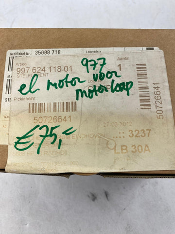 Porsche 997 - elekt.motor voor achterklep