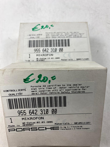 Porsche cayenne - microfoon