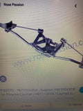 Porsche boxster / cayman - uitlaat ophangframe