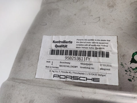Porsche Macan - Uitlaatdemper