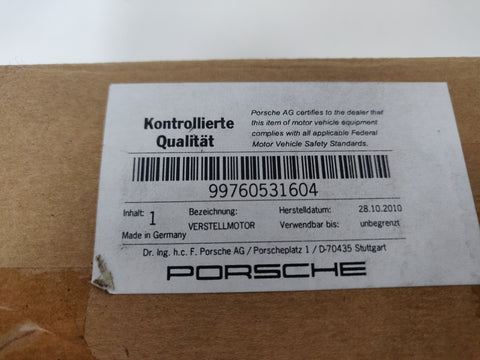 Porsche 997 - Turbolader afsteller