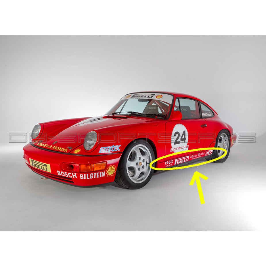 Dorpel sticker set Porsche 964 Carrera Cup
