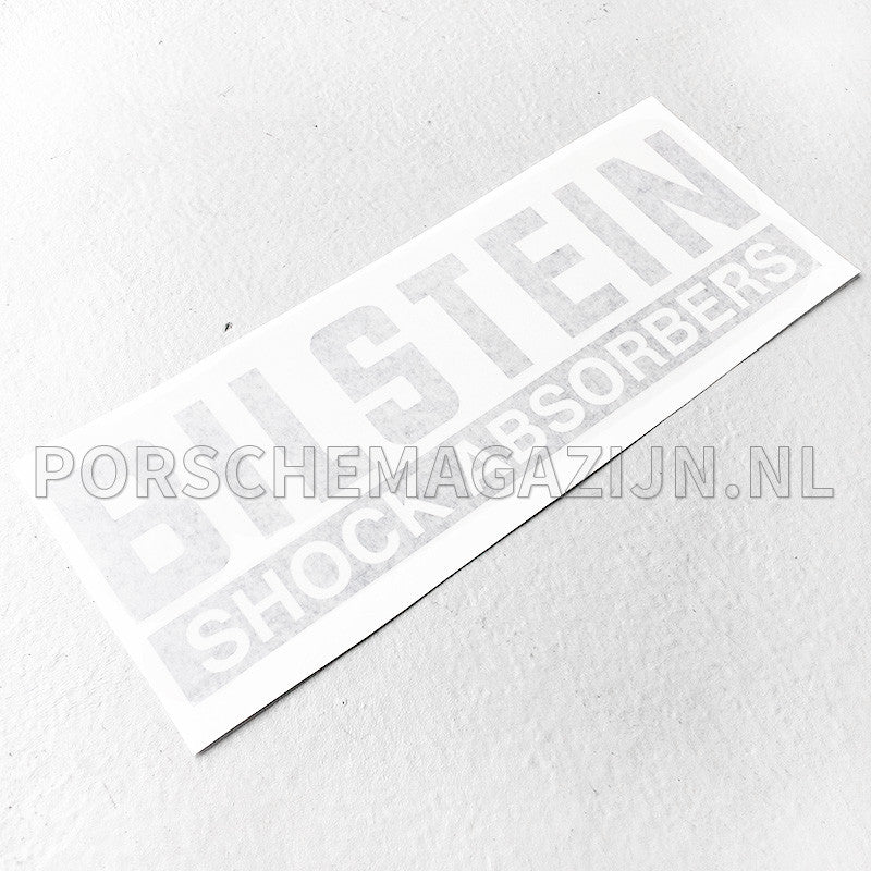 Bilstein Shock Absorbers logo sticker voor Porsche