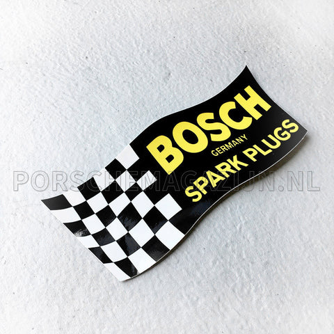 Vintage Bosch spark plugs sticker decal
