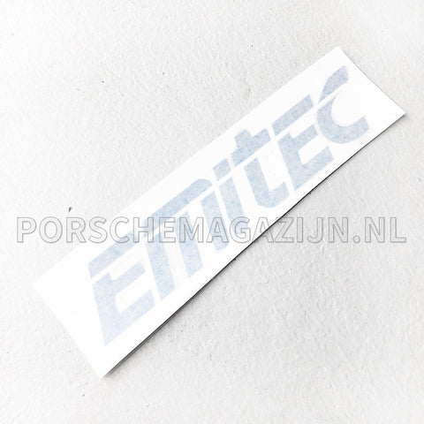 Emitec logo sticker voor Porsche