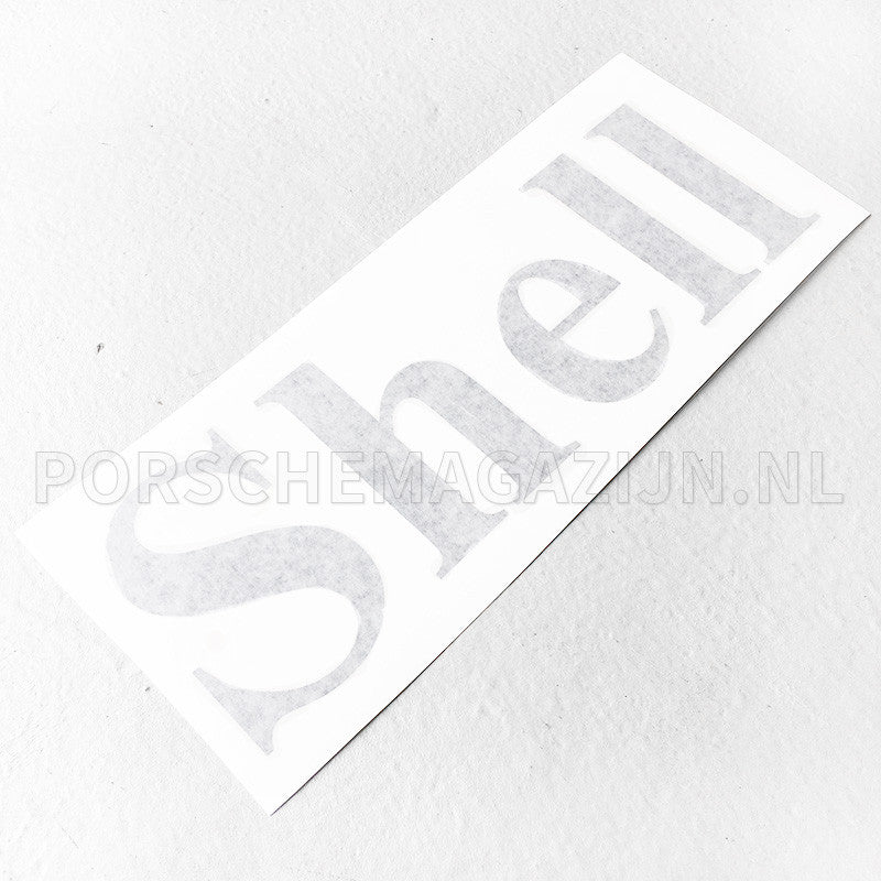 Shell classic logo benaming sticker voor Porsche