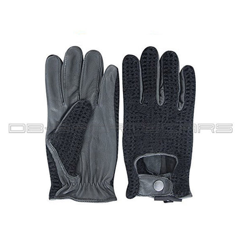 Vintage Classic Driving Gloves - Leren handschoenen - Zwart
