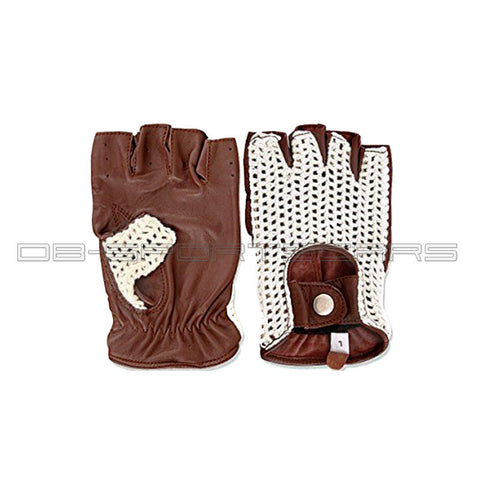 Vintage Classic Driving Gloves - Leren handschoenen - Bruin